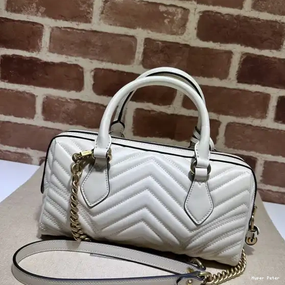 Hyperpeter BAG small GUCCI MARMONT HANDLE TOP 0626